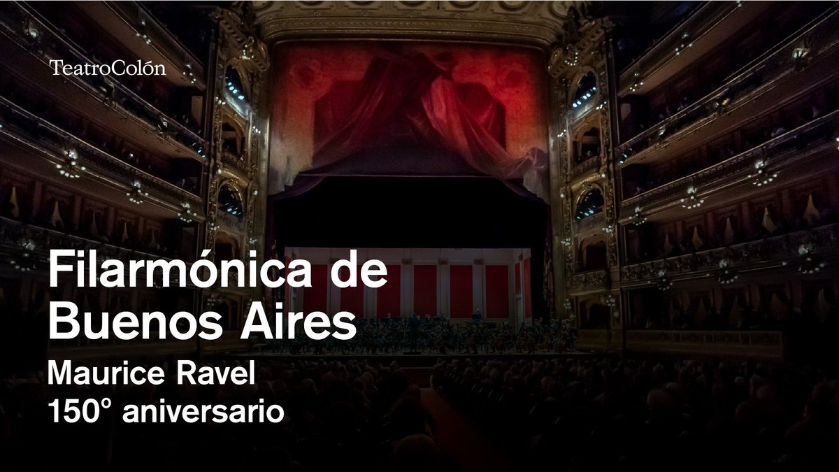 CONCIERTO | Sábado 20 de septiembre a las 20.00 en el <a href="/TeatroColon/">Teatro Colón</a> 

La Filarmónica de Buenos Aires dirigida por <a href="/DMEtxebarria/">Diego Martin-Etxebarria</a> rinde homenaje a Maurice Ravel en el 150º aniversario de su nacimiento con la presentación del pianista italiano Giuseppe Albanese.