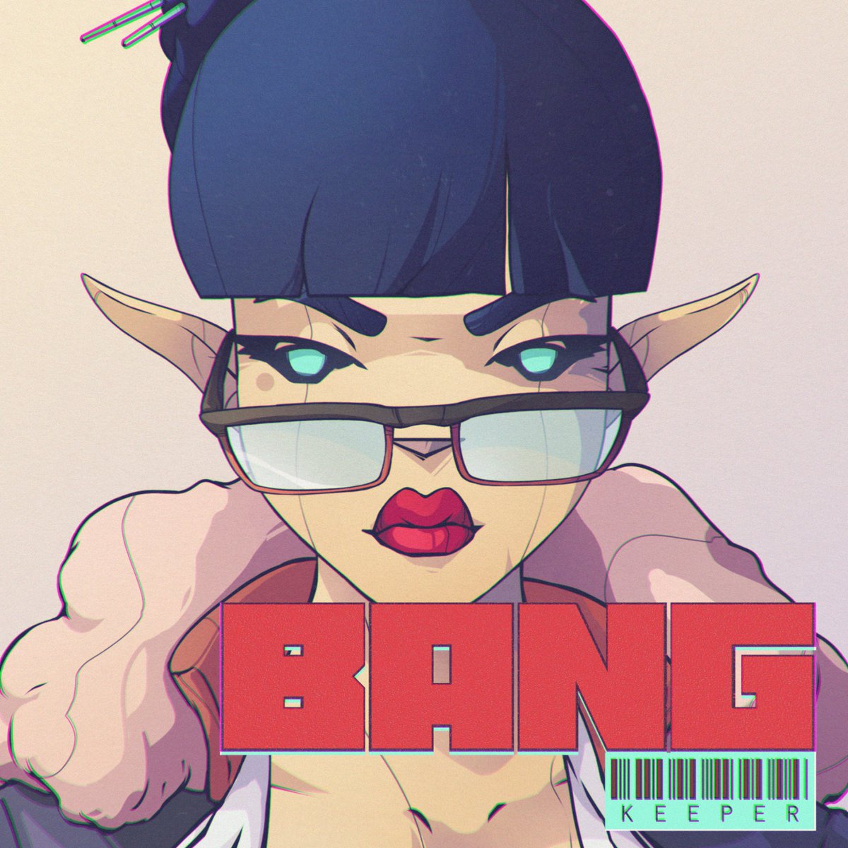 SpaceElfHL's tweet image. Bringing action anime to #HyperEVM
with a golden gun.

Bang, dawn-elf keeper packing heavy heat.

#Hyperlight 🥡