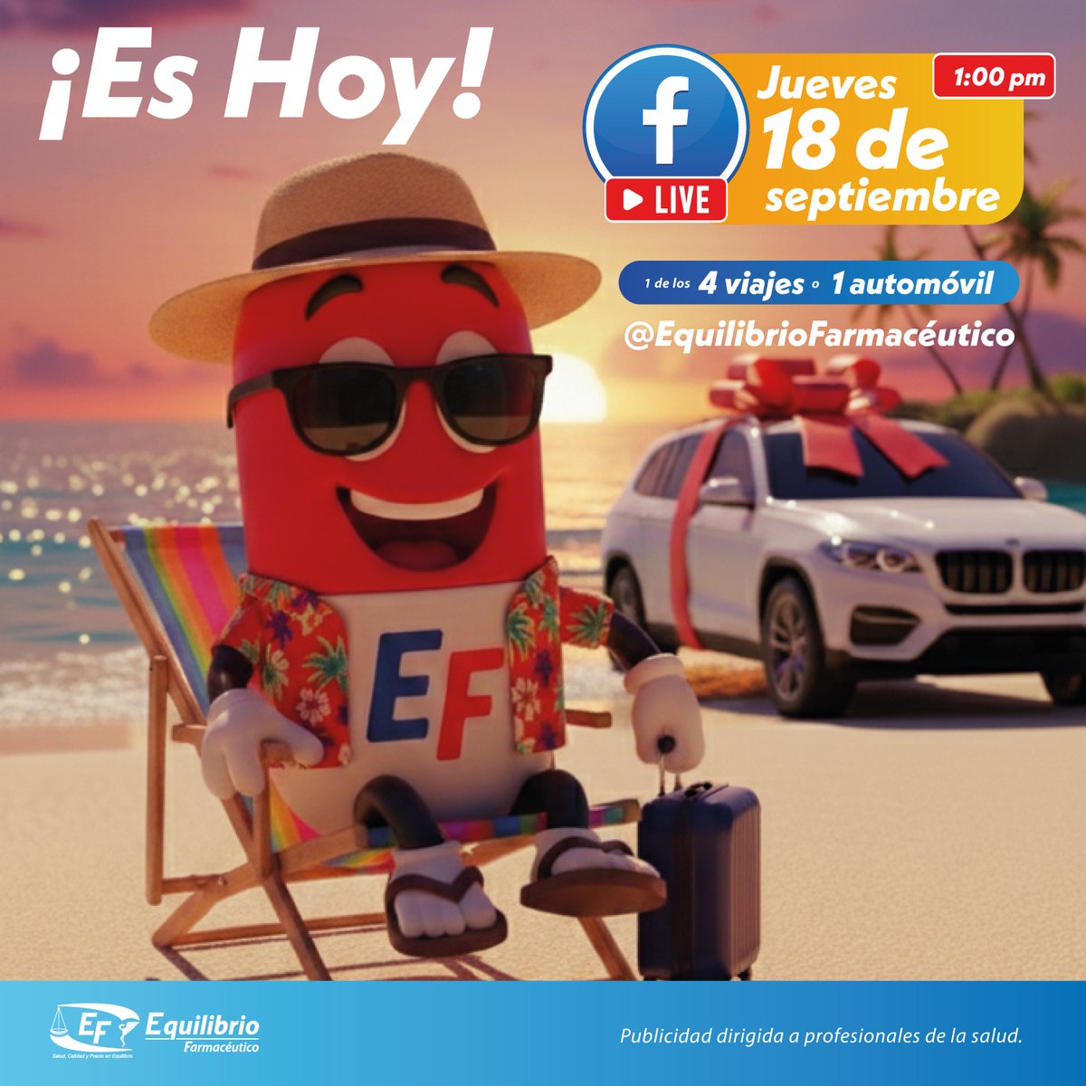 ¡Es Hoy!
🤔 ¿Listo para descubrir quiénes serán los afortunados?
Te esperamos en punto de la 1:00 pm hora CDMX donde revelaremos los 5 nombres ganadores del #VeranoLoco2025
✨ 4 viajes de ensueño
🚘 Y un auto que espera dueño
¿Será tu nombre el que aparezca? 👀