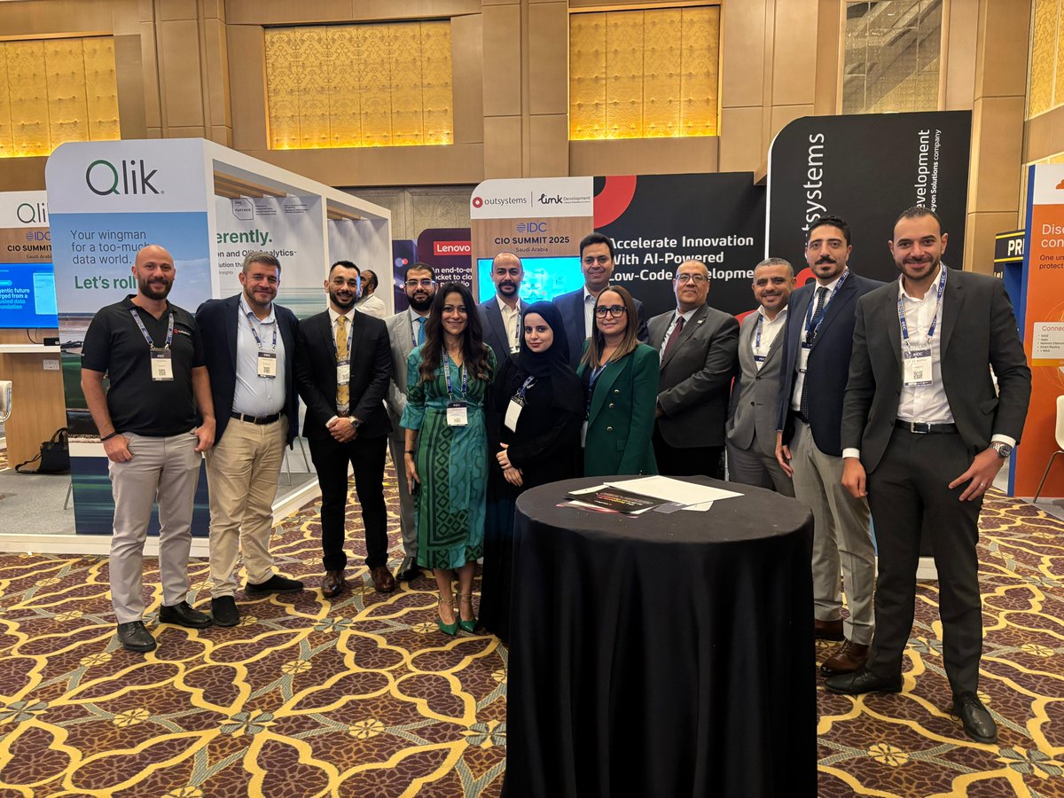 linkdevelopment's tweet image. What a phenomenal conclusion to IDC CIO Summit 2025! 

Our session &quot;GenAI Meets Enterprise Low-Code: A Strategic Pathway to Innovation&quot; with Mohamed Shaaban and Gasser Abdullah showcased how AI-powered solutions are transforming enterprises across Saudi Arabia.

Thank you to all…