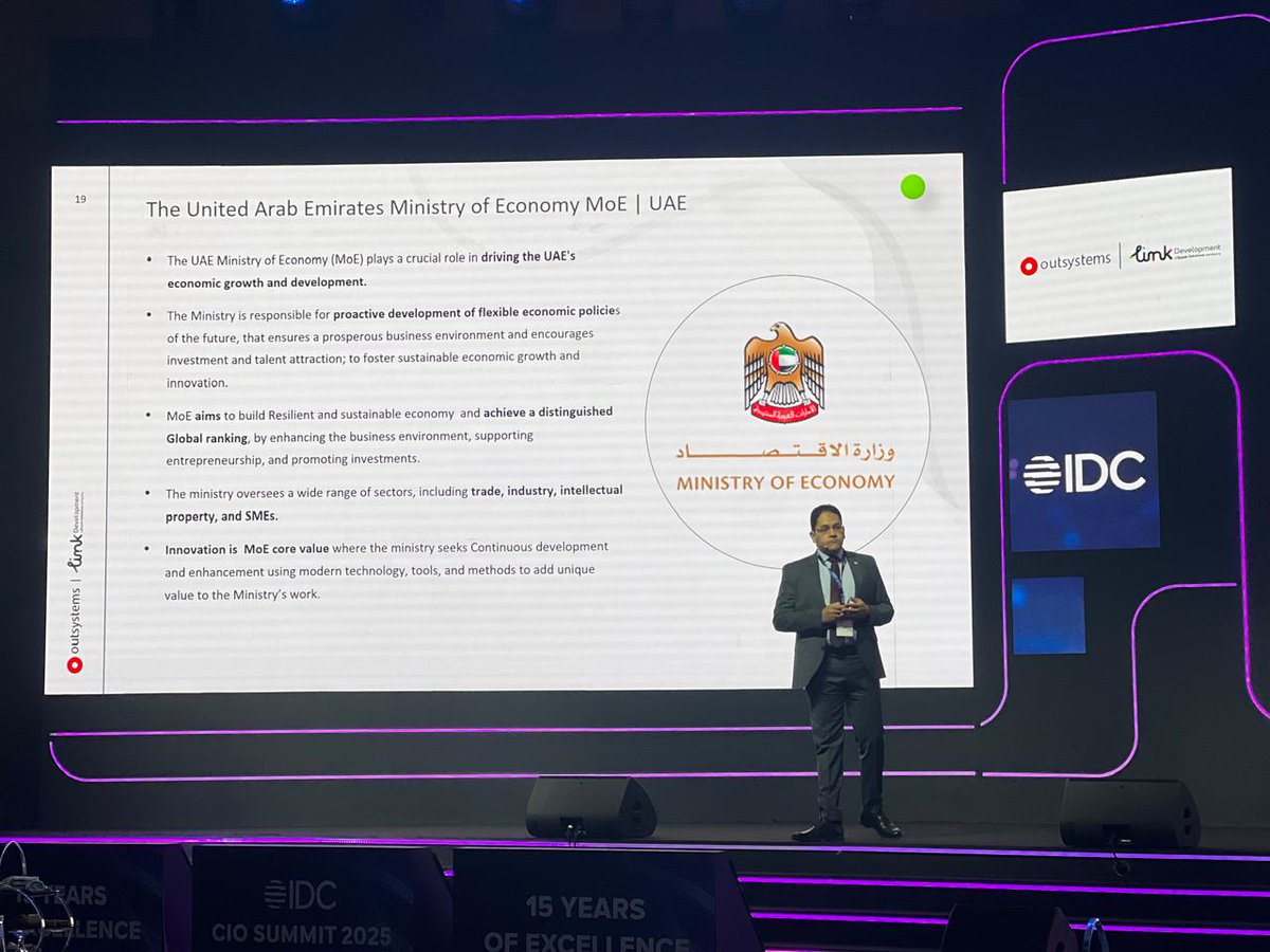 linkdevelopment's tweet image. What a phenomenal conclusion to IDC CIO Summit 2025! 

Our session &quot;GenAI Meets Enterprise Low-Code: A Strategic Pathway to Innovation&quot; with Mohamed Shaaban and Gasser Abdullah showcased how AI-powered solutions are transforming enterprises across Saudi Arabia.

Thank you to all…