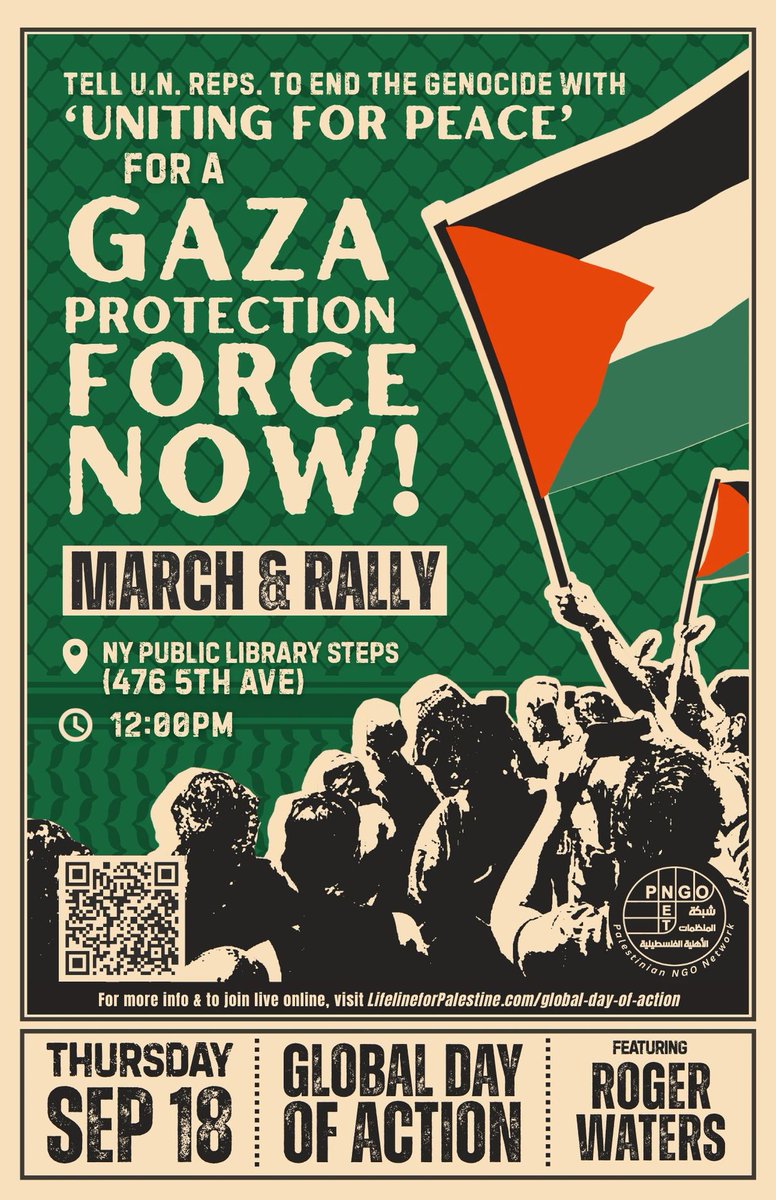 toxdanny's tweet image. Global Day of Action: Uniting for Peace on September 18th
End the Genocide Now - Join Our Webinar! Lifeline for Palestine 👇
lifelineforpalestine.com/global-day-of-…