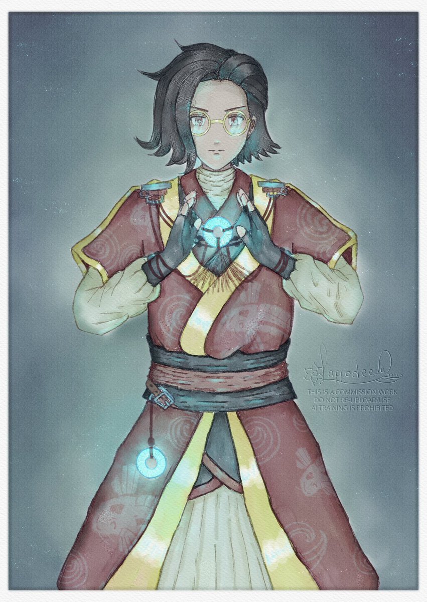 Bloodymaster (@thestorybegins4) on Twitter photo SKEB/Omakase Watercolor Illustration done by <a href="/daffodeelart/">daffo 🏵 vgen open</a> . Thank you for the amazing art. Love the texture <3 SKEB/Omakase Watercolor Illustration done by <a href="/daffodeelart/">daffo 🏵 vgen open</a> . Thank you for the amazing art. Love the texture <3