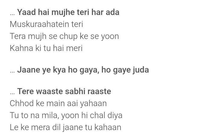 duality of never wanting to see them again and still yearning for just one sight!!!