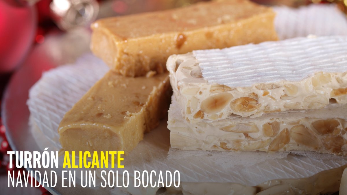 EspanaEnLatam's tweet image. Duro, blando, de yema o de chocolate🍫… pero siempre turrón. En Alicante, la Navidad comienza con almendras y miel 🍯🌟

#VisitaEspaña #España #Alicante #GastronomíaEnEspaña #SaboresDeEspaña