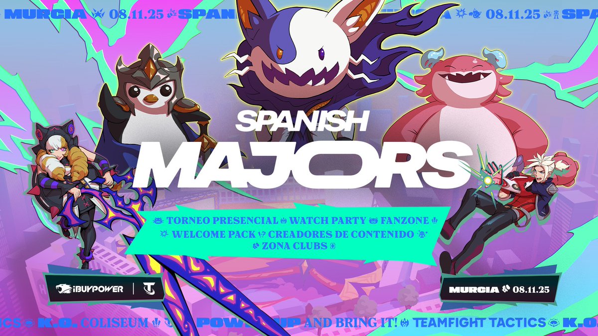 🎟️ ¡Consigue ya tus entradas para la Spanish Major! 🎟️

El 8 de noviembre los 32 mejores jugadores de K.O. Coliseo se verán las caras en el Cuartel de Artillería de Murcia.

¿Te lo vas a perder?
🏟️ Entradas: bit.ly/S15EntradasMAJ…