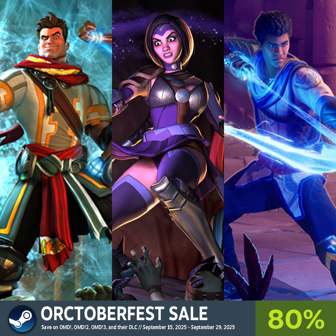 The sales aren't just for our newest game - get our classics with Orcs Must Die!, Orcs Must Die! 2, and Orcs Must Die! 3. 

Pick one or pick them all up while they're on sale for up to 80% off!

🕹️store.steampowered.com/franchise/robot