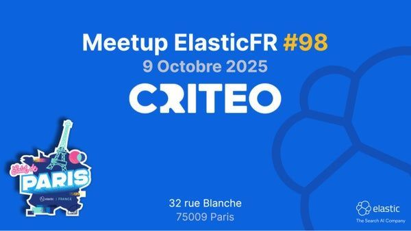dadoonet's tweet image. 📣 Au programme du prochain meetup, où nous aurons le plaisir d'être reçus par @Criteo_France : une CLI pour #Elasticsearch et le support d'@ApacheArrow.
📆 RDV le 9/10 à partir de 19H
📍 Chez Criteo, 32 rue Blanche, Paris
🔗 meetup.com/fr-FR/elasticf…