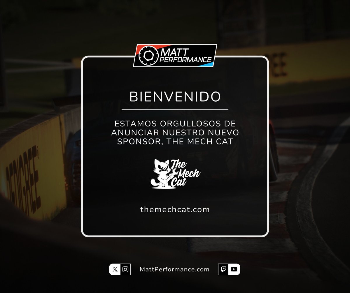 Matt Performance (@mattperformance) on Twitter photo 🇪🇸🇪🇸🇪🇸
¡Seguimos con las presentaciones!
🇬🇧🇬🇧🇬🇧
We continue with the presentations!
<a href="/TheMechCat/">The Mech Cat</a> 🇪🇸🇪🇸🇪🇸
¡Seguimos con las presentaciones!
🇬🇧🇬🇧🇬🇧
We continue with the presentations!
<a href="/TheMechCat/">The Mech Cat</a>