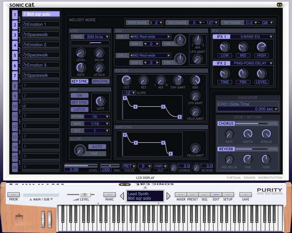 SonicCatInc's tweet photo. Purity updated to v1.4.6.1.
- New Skin: White (Setup: Skin).
- Fixed: Parameter Direct Input now works correctly.
- Fixed: MIDI &amp; Automation now display correctly. https://t.co/115bRHRelT