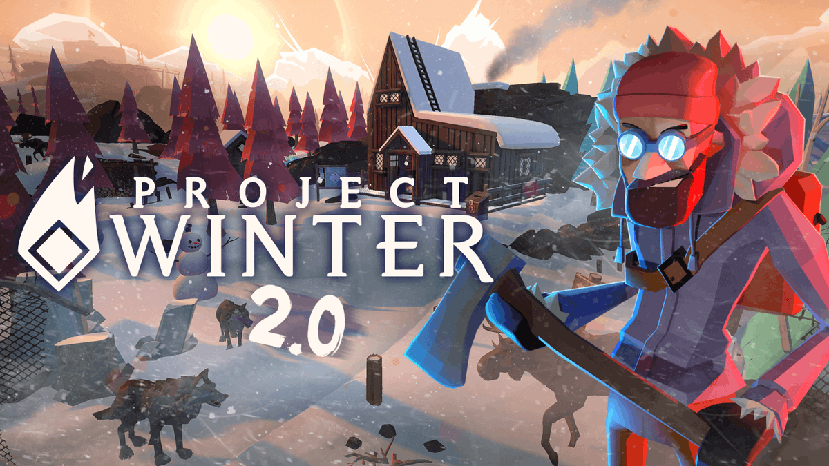 Huddle up with some friends, because it's about to get chilly. Survive the icy wilderness in Project Winter - FREE until September 25. epic.gm/free-games