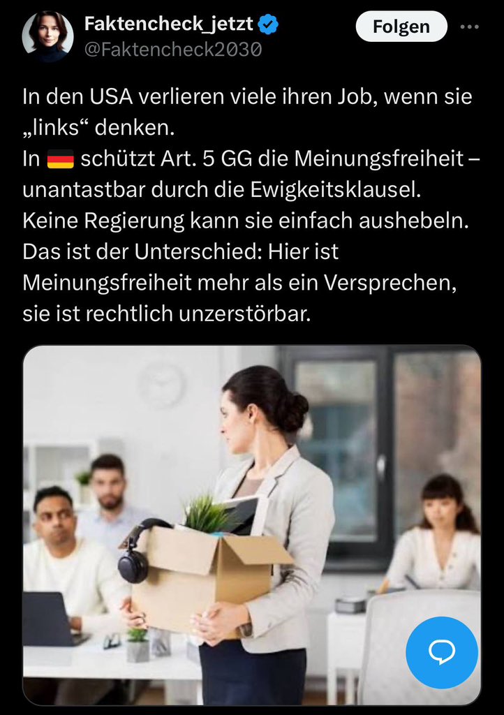 Wer erzählt dem „Faktencheck“, dass die Ewigkeitsklausel für Art. 5 gar nicht gilt?