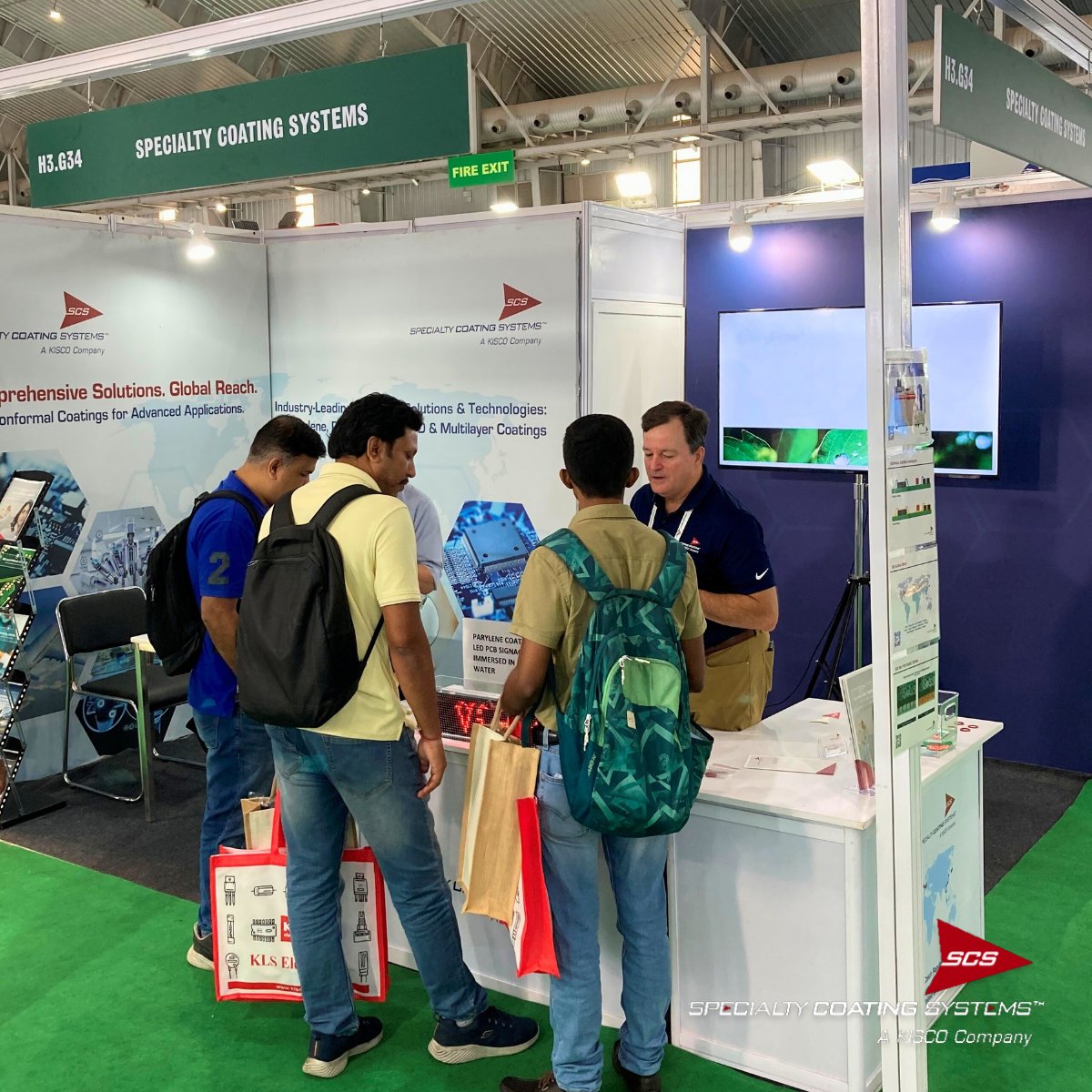SCSCoatings's tweet image. SCS is at electronica India this week! To learn more about the critical role conformal coatings play in protecting today&apos;s electronic components, stop by booth H3.G34. 

#electronicaindia #electronics #manufacturing #electronicsmanufacturing