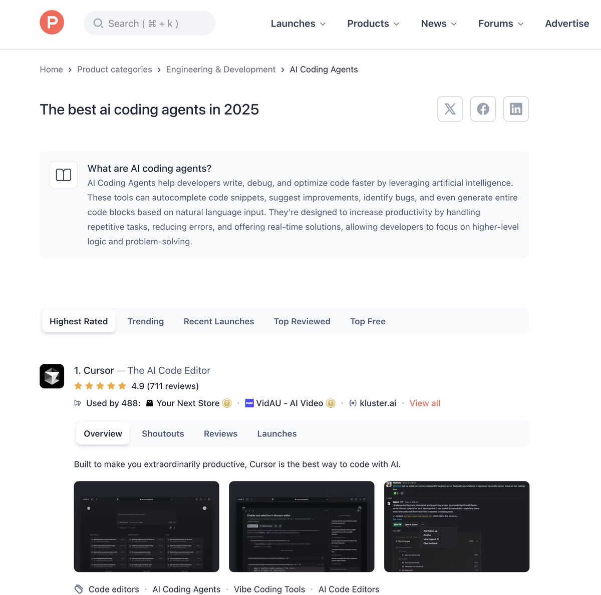 Product Hunt >> Analysts.
pros, cons, founder reviews...we're assembling the highest signal r