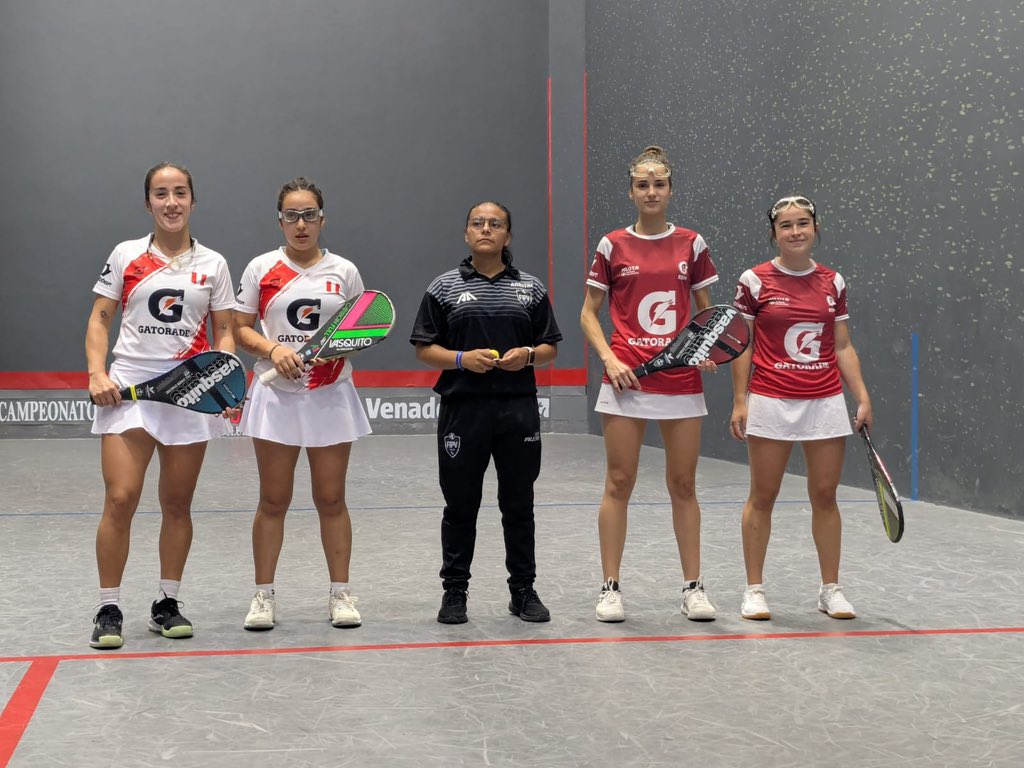 🏆 TRINKETEKO 23 URTEZ AZPIKO MUNDUKO TXAPELKETA

⚾️ PALETA GOMA EMAKUMEZKOAK / PALETA GOMA FEMENINA

🔴 EUSKADI 2 (13-15-10) (Zulaika I-Mazizior)
🔵 PERU 1 (15-8-4) (Garces-Garces)