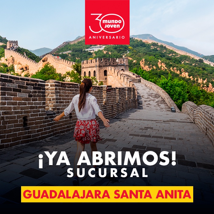 😎 YA ABRIMOS MUNDO JOVEN GUADALAJARA SANTA ANITA 🥳
Ven a conocernos y planea hoy mismo tu siguiente aventura:
🏡Av. Adolfo López Mateos Sur 7000, Urban Center Guadalajara, La Rioja, 45645 Los Gavilanes, Jal.
📱Whatsapp: bit.ly/4nnh68Z
📞Llámanos: 3330023900 - Opción 3