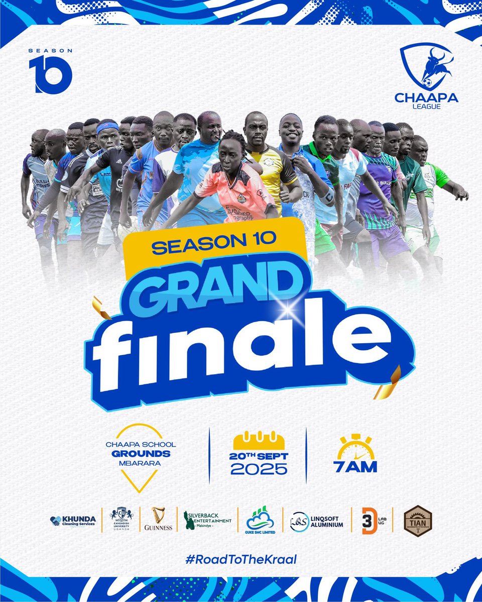 Done counting finger tips. 
Grand FINALE is here. Let’s hit the road. 

#RoadToTheKraal