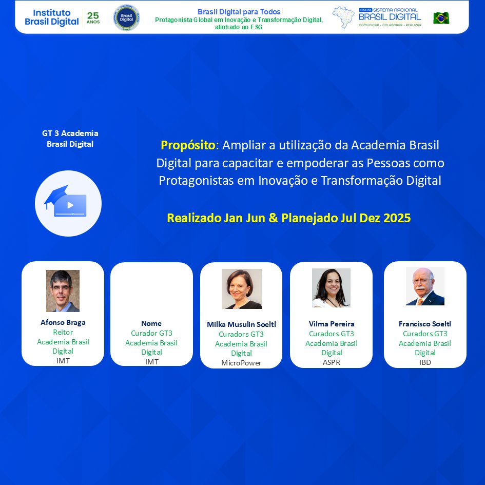 BrasilDigital_'s tweet photo. Saiba mais sobre o 23º Encontro Nacional do Brasil Digital para Todos (ENEB) – GT3: Academia Brasil Digital:

https://t.co/WVhwaHhYAQ https://t.co/iIwXmsQHw2