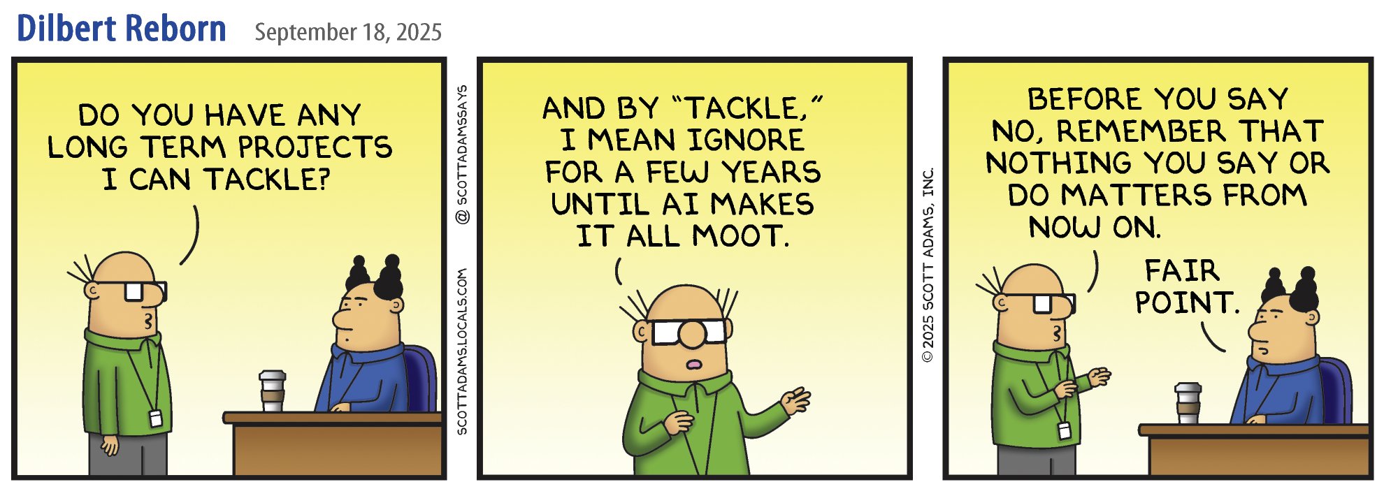 SCOTT ADAMS：POSITIVE ATTITUDE：DILBERT Positive Attitude: A Dilbert Collection Scott Adams | eBay