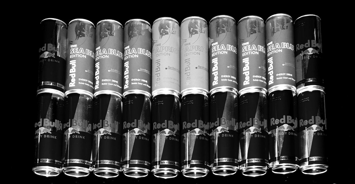 Neuzugänge: Red Bull  0,355li 
- Original 
- Sea Blue 
- Apricot