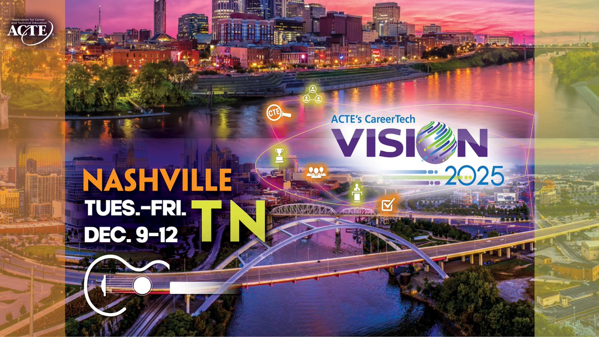 actecareertech's tweet image. Workshop Spotlight at #VISIONCTE25
Powerhouse Strategies to Recruit, Retain &amp;amp; Reinspire the Post-Pandemic Student
Dec. 9 | 8:00 a.m.–Noon | $175
Learn more &amp;amp; register: careertechvision.com