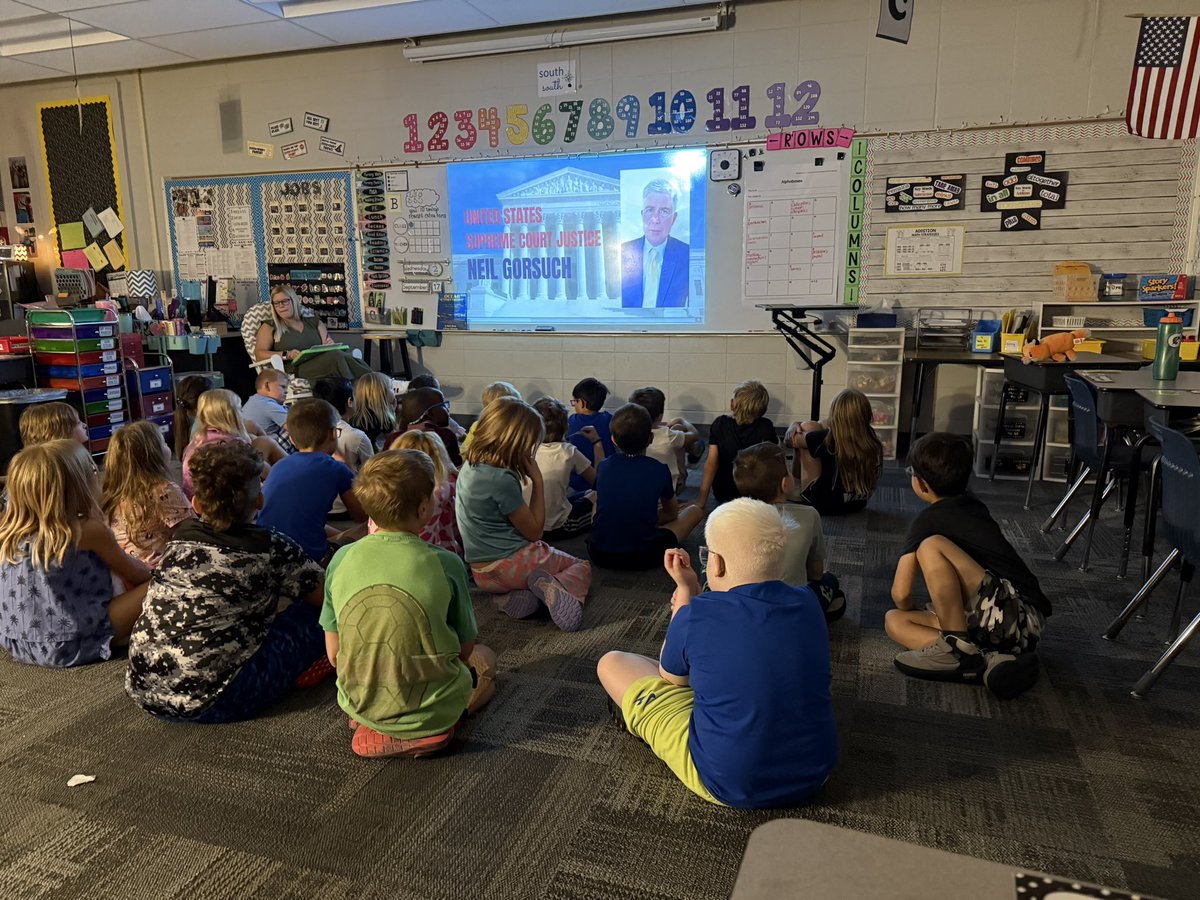 Yesterday our third graders participated in a nationwide mock trial to celebrate Constitution Day!