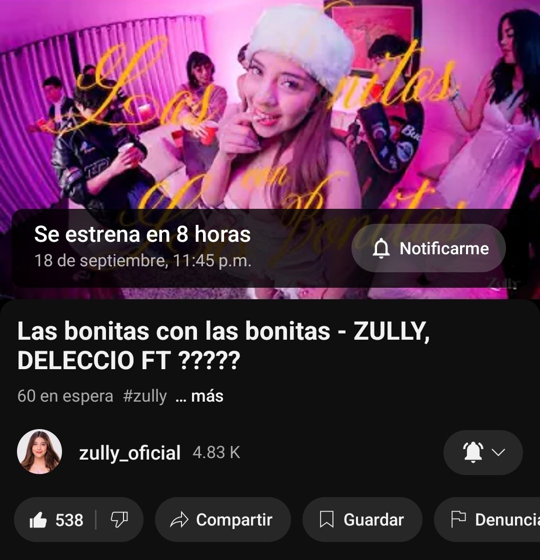 panqueque20_'s tweet photo. Vayan activando la notificación,  para que lo vean en estrenoo🙀💗💗
#LasBonitasMusic
#ZullyTuGatita
#ZULLY
https://t.co/uuUW4QhjZ9 https://t.co/ffI02V3qva