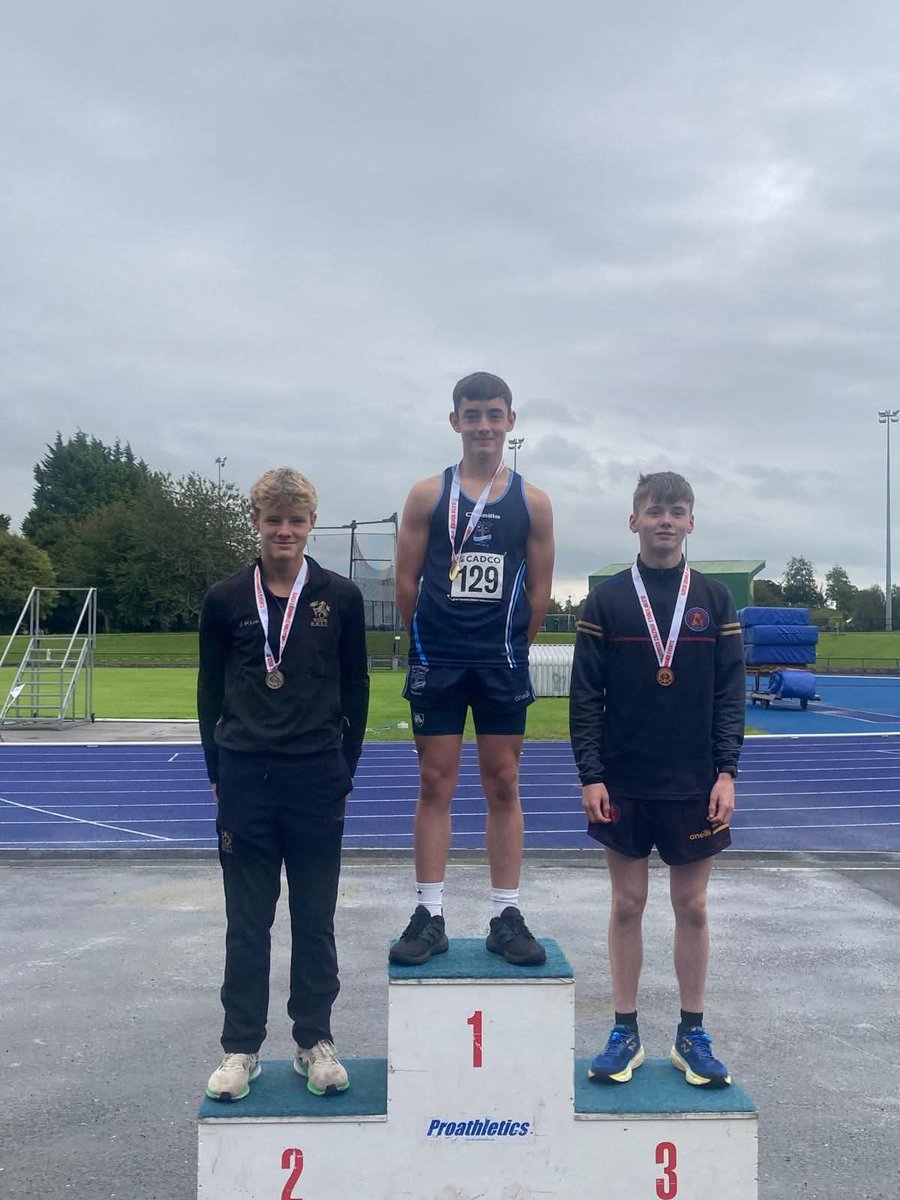A huge congratulations to Cillian Curran, who won the Ulster Schools multi event today and qualifies for the All Ireland!