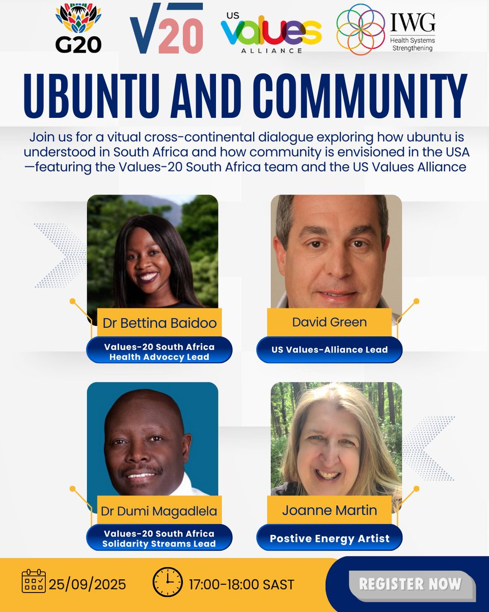 What can we learn in an exchange of ideas?  Come find out next Thursday  usvaluesalliance.com/event/ubuntu-v…