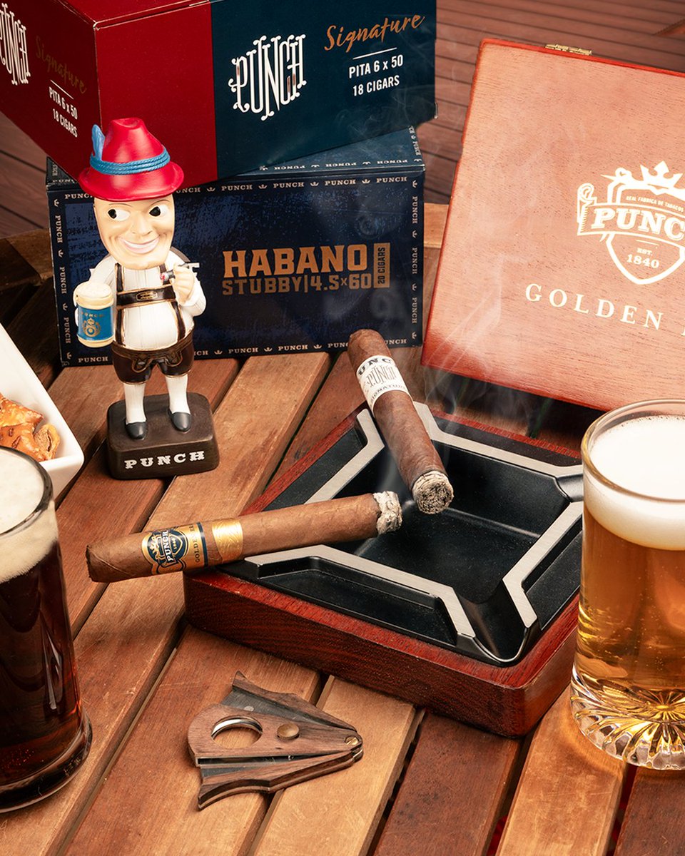 I’m a simple man. All I need are the best cigars on the planet, beers that are taller than I am, and a few pretzels to be happy. 

How about you?

#Punch #Cigars #CigarLifestyle #Oktoberfest #Beer