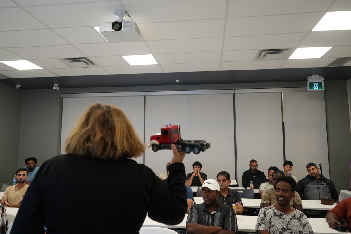 The TNO Trades Connect team, in collaboration with Ontario Trucking Academy and the Toronto Business Development Centre, hosted an Industrial Trucking Information Session.

Twenty-five clients interested in obtaining their DZ driver’s licence attended and gained valuable insights