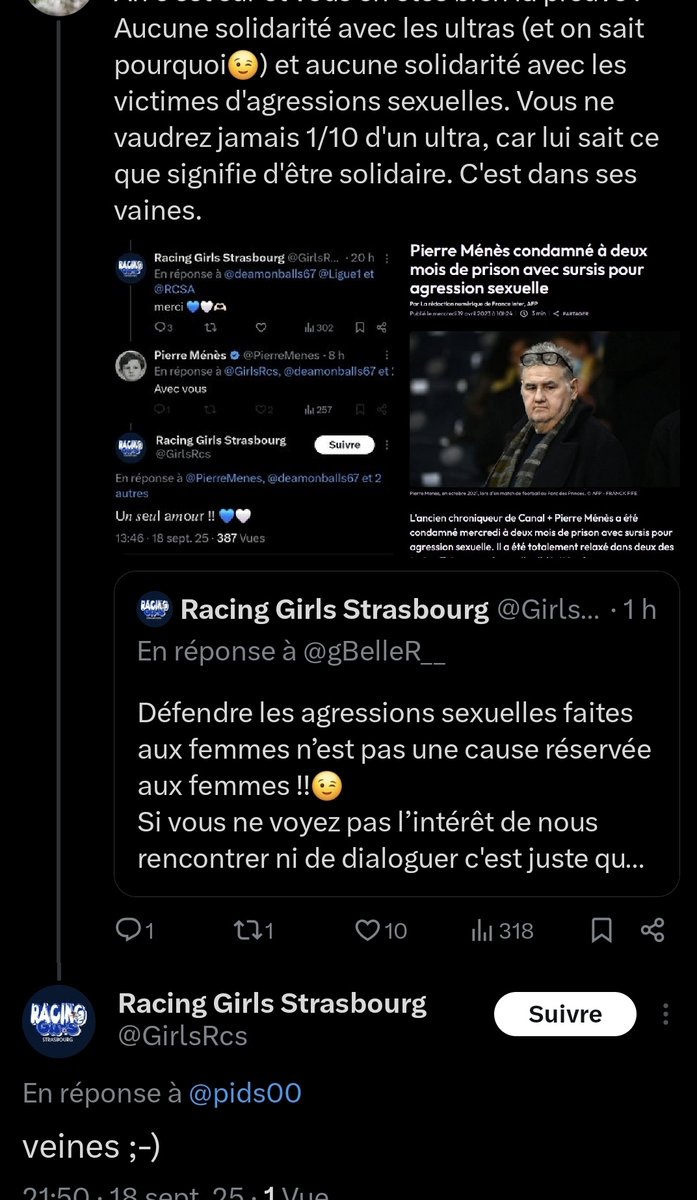 Voici le nouveau visage du supportérisme made in BlueCo ! Pas de fond, que de la forme, mais cela correspondra parfaitement aux valeurs du football business et de Blueco Strasbourg.
 
Nous serons patients, et vous bien trop vite fatiguées, soyez-en sûres.