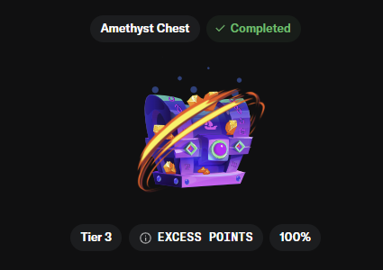 If you are rocking a chest under Amethyst plz don't @ me or share your opinion on my wall. I don't care what you have to say. Reality is you need to Work harder, move out of your moms basement, stack eth/sol, get a few real levels then share your opinion.