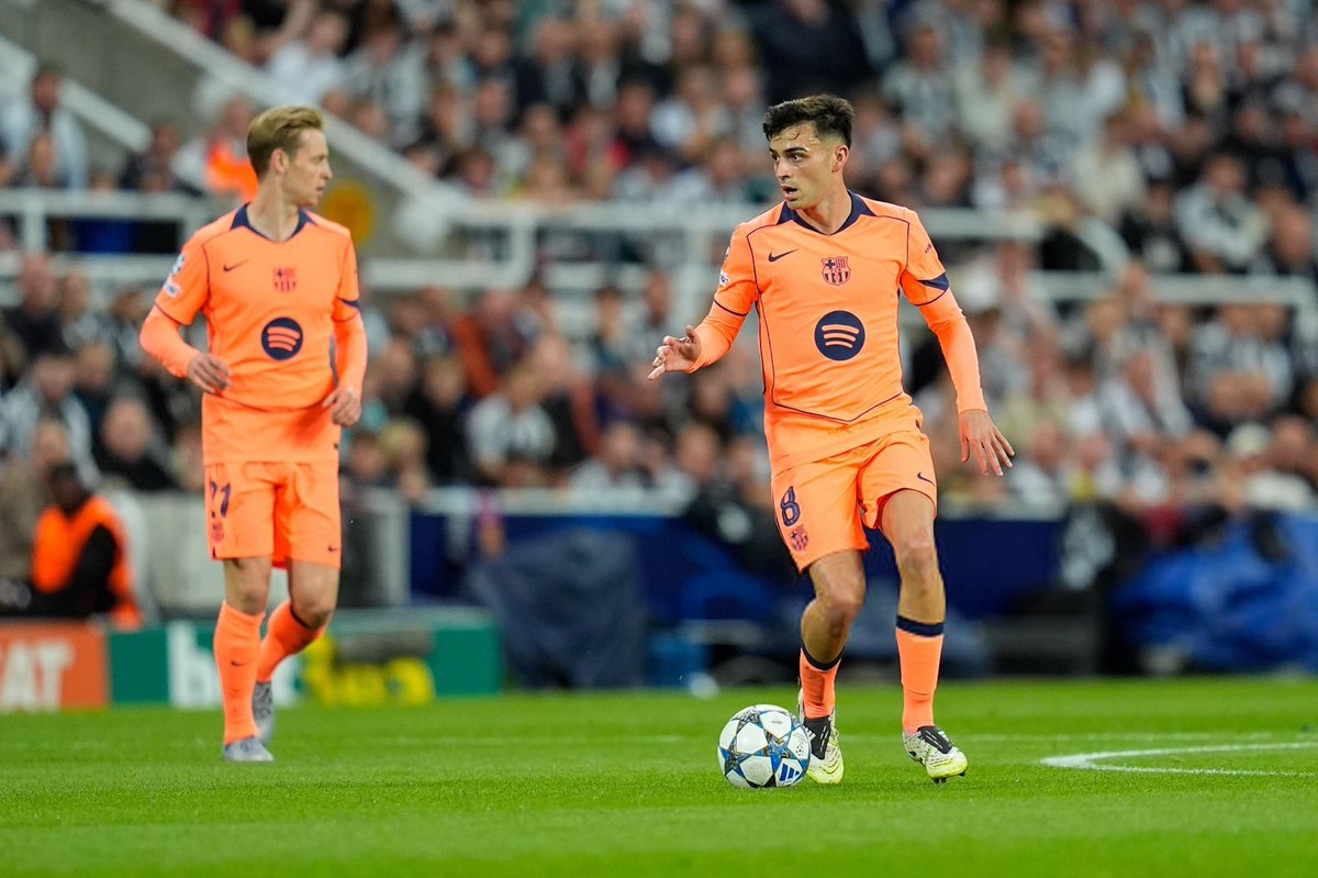 forcabarca_ar's tweet photo. OPTA | التمريرات الصحيحة في الشوط الأول: 

- نيوكاسل يونايتد (85) 
- فرينكي وبيدري (84) https://t.co/rRpHXz3LT4