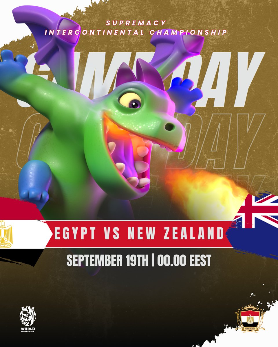 TeamEgyptGG's tweet image. ๐ @CR_Supremacy
๐ @NzClash 
๐ Today
๐ 00.00 EET (๐ช๐ฌ)
#WeAreEgypt