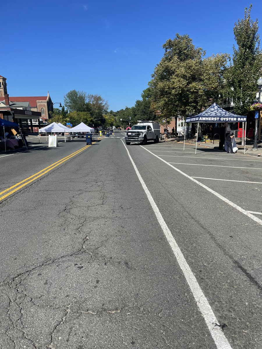 Amherst Block Party kicks off in an hour 🎉🥳