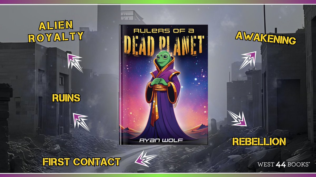 👑👽 Out Oct 1!
Two heirs of alien royalty. A ruined Earth. A dangerous discovery that could change everything.

<a href="/ryanswolf/">Ryan Wolf</a>’s Rulers of a Dead Planet is a thrilling middle grade sci-fi adventure.

✨ Read free on <a href="/NetGalley/">NetGalley</a> for a limited time! 
[NetGalley and preorder link below]