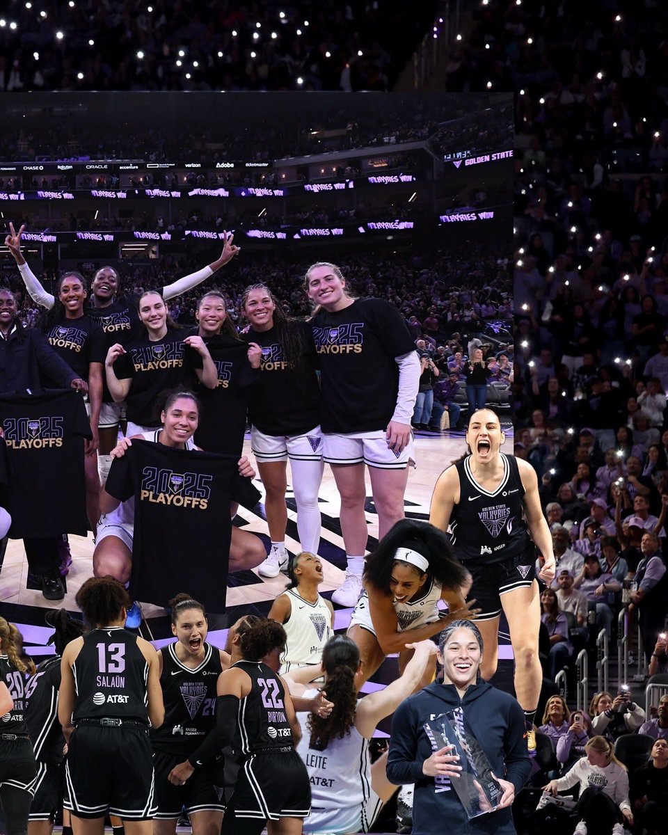 WNBA (@wnba) on Twitter photo Congrats to the <a href="/valkyries/">Golden State Valkyries</a> on an incredible first season in the W ⚔️💜
Records were broken and milestones set — we’re proud to have you in the family! Congrats to the <a href="/valkyries/">Golden State Valkyries</a> on an incredible first season in the W ⚔️💜
Records were broken and milestones set — we’re proud to have you in the family!