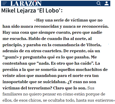 Esto debería leerse en todos los colegios del País Vasco.