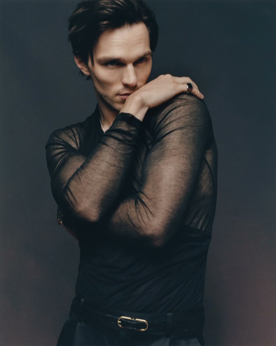 outtakes of nicholas hoult photographed for Arena Homme+ China (2023)