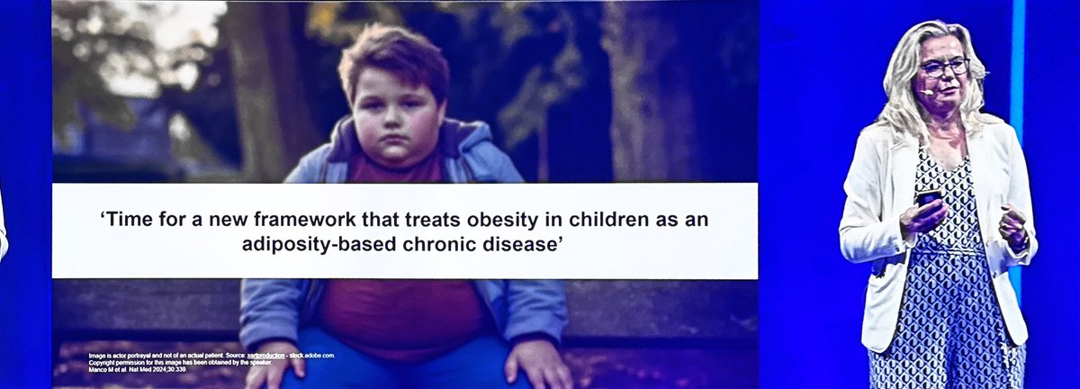 La obesidad en el niño y el adolescente es un problema de salud pública que debemos enfrentar temprana y enérgicamente. Se requiere educación, políticas en salud pero también intervención farmacológica temprana. Ya tenemos con que #EASD2025