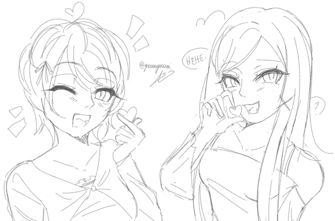#toxicyuri i made ocs for once !! i finally didnt draw fanart !!! name ideas would be appericated ^_^^^