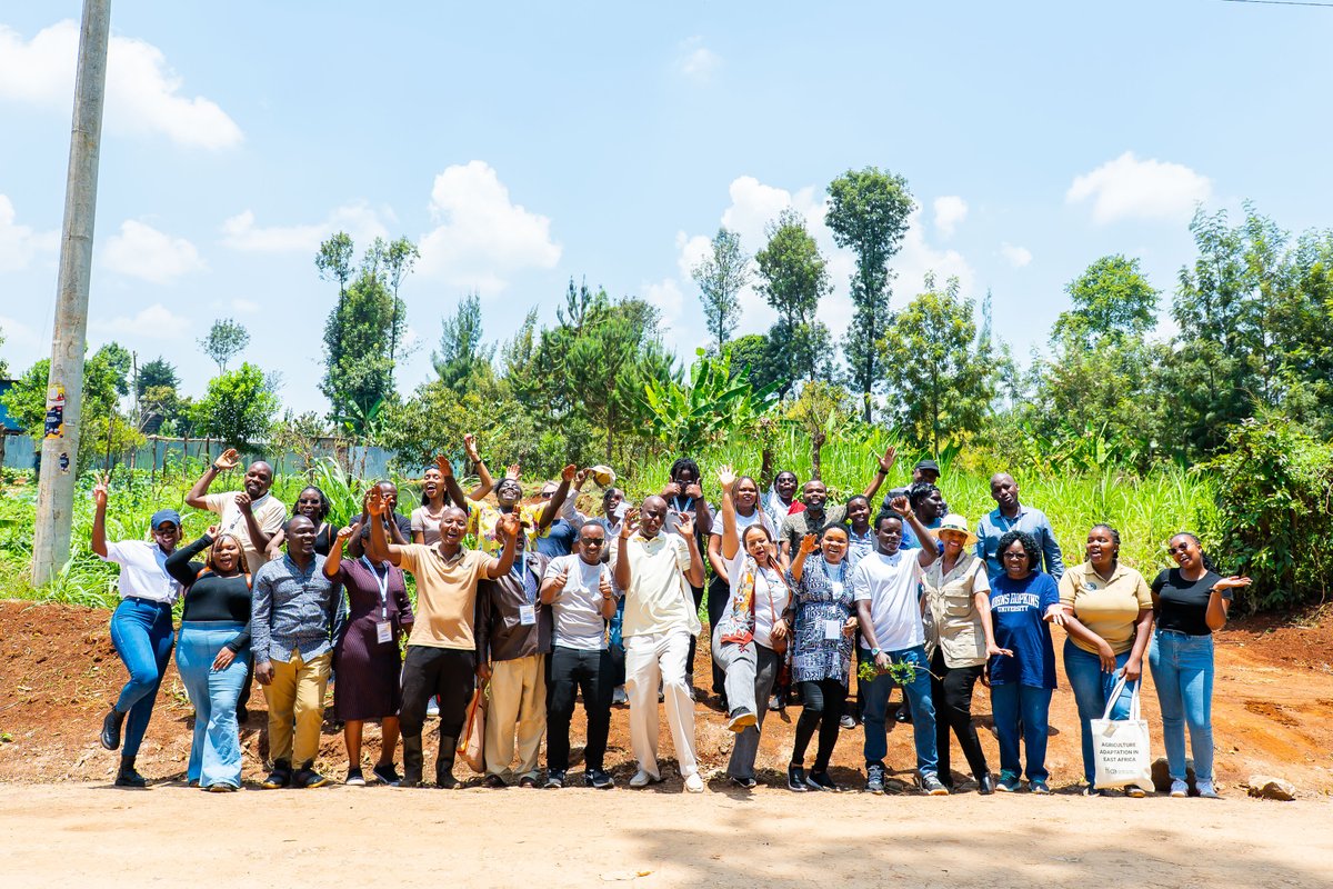 We hosted the Agriculture Adaptation Meeting delegation at our Githunguri Demo Farm.

Led by our officer Samuel Ndung’u, we showcased farmer-led climate-smart innovations.

The future of adaptation is farmer-led.
#FarmersVoice #AdaptationFinance #Agroecology #FoodSystems