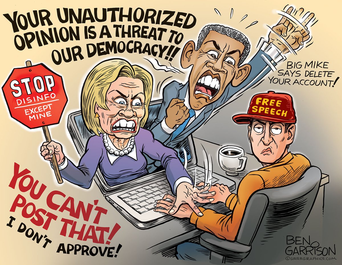 Don't talk to me about cancel culture....it comes from one side- the left.
Who remembers this  cartoon?
Throwback Thursday Ben Garrison cartoon
