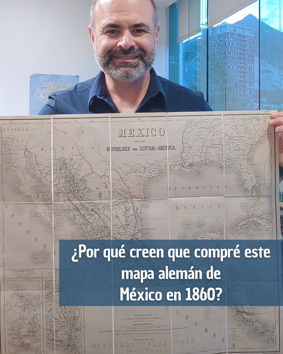 mapoteca_mx's tweet image. Mapa alemán de México publicado en 1860 por el reconocido Instituto Geográfico de Weimar. 
🇩🇪🤝🇲🇽

Es una chulada ese #mapa.

No es para justificarme, pero sí les cuento aquí qué le vi que me hizo querer comprarlo hace algunos años.