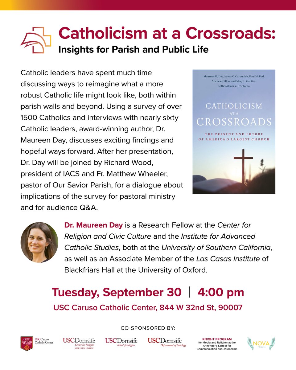 Institute for Advanced Catholic Studies at USC tweet media