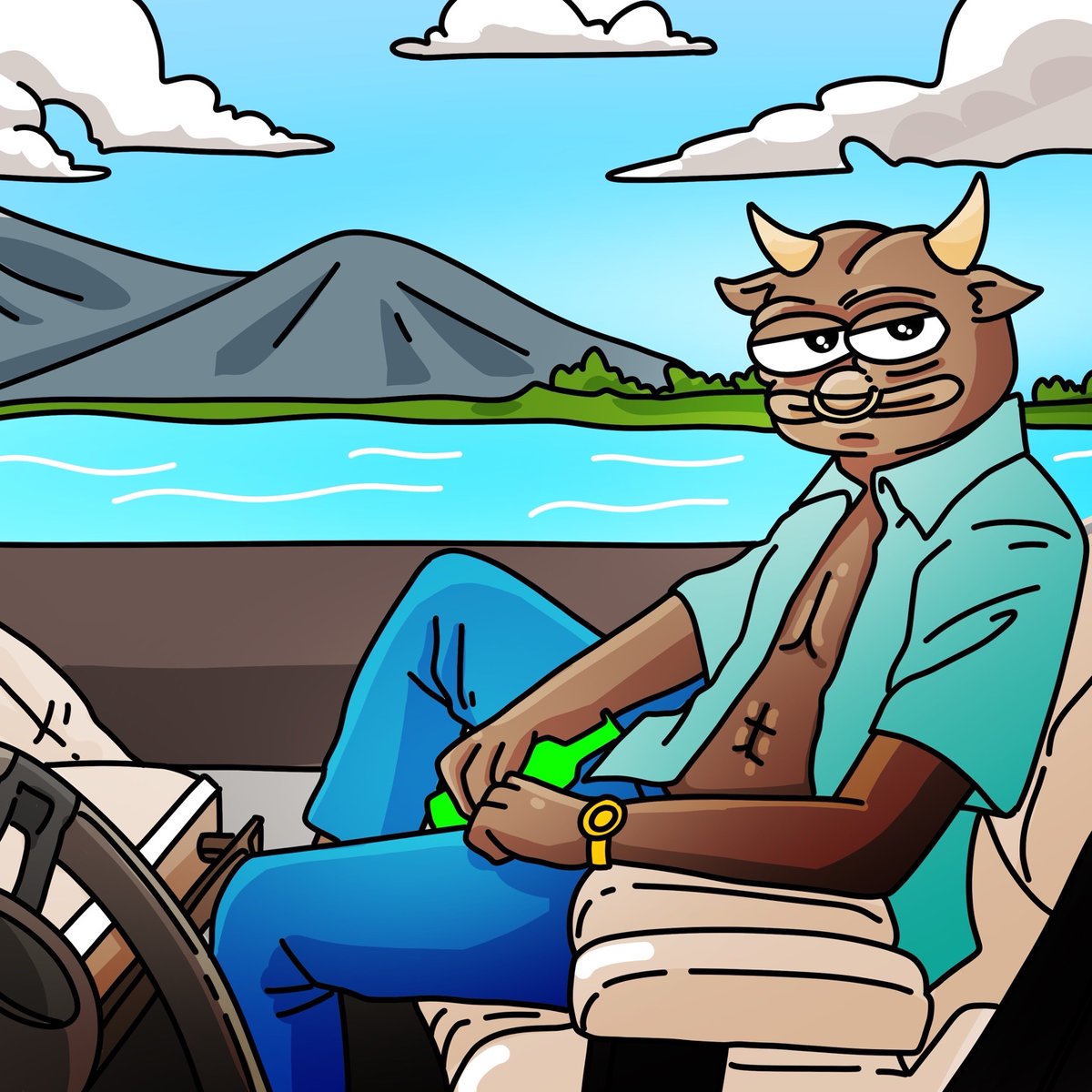 No job. No plan. Just vibes and a shitcoin bag. 🚤💼