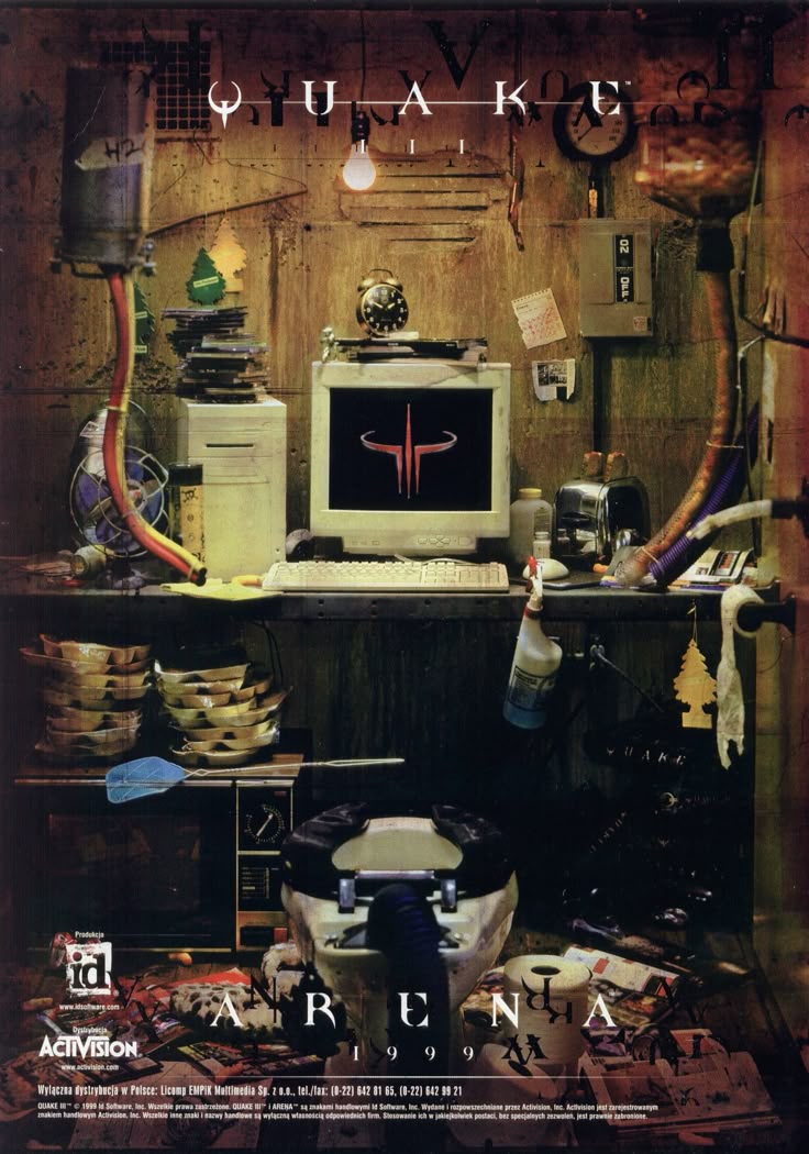 Retrega_Reset's tweet image. Home sweet… arena? 🚽💻🔥 #Quake3Arena #RetroGaming #PCClassics #GamerLife #ClassicGaming #RetroAddict