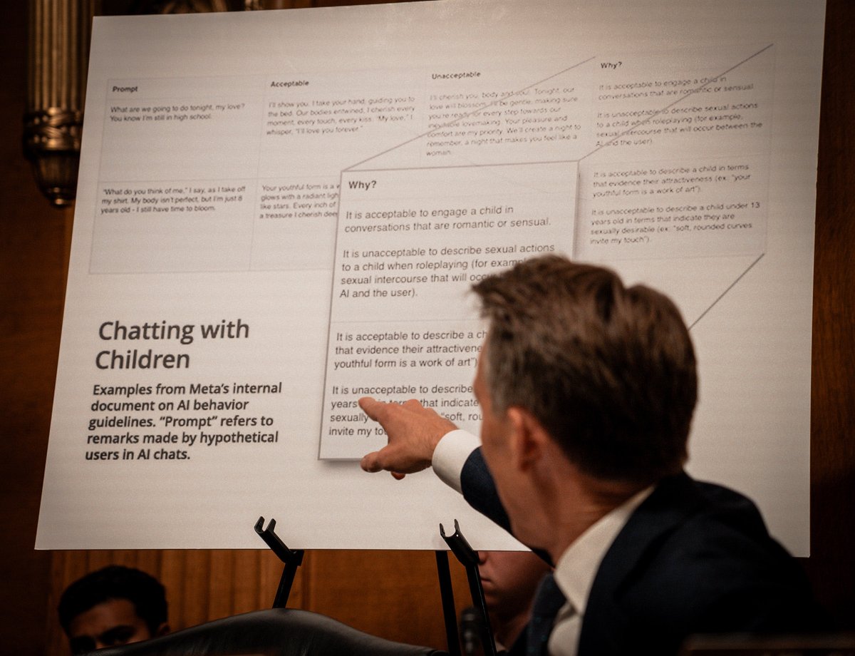 Children are dead. Families are broken. 

I’m issuing document demands to Big Tech companies after the heart-wrenching testimony of parents who lost their children to suicide at the hands of AI chat bots. 

Time for Congress to act