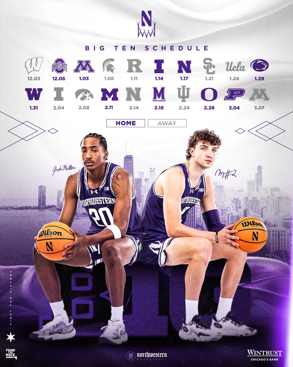 Slate is set 📅

See you at Welsh-Ryan 🟣